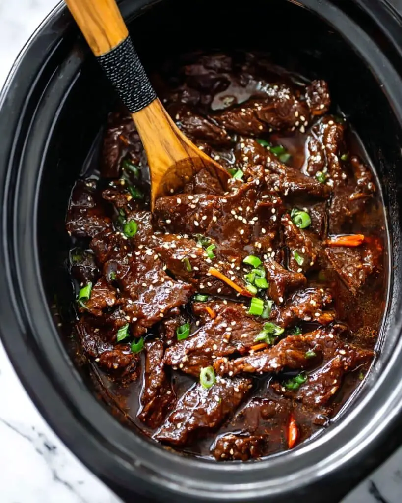 Slow Cooker Mongolian Beef Recipe