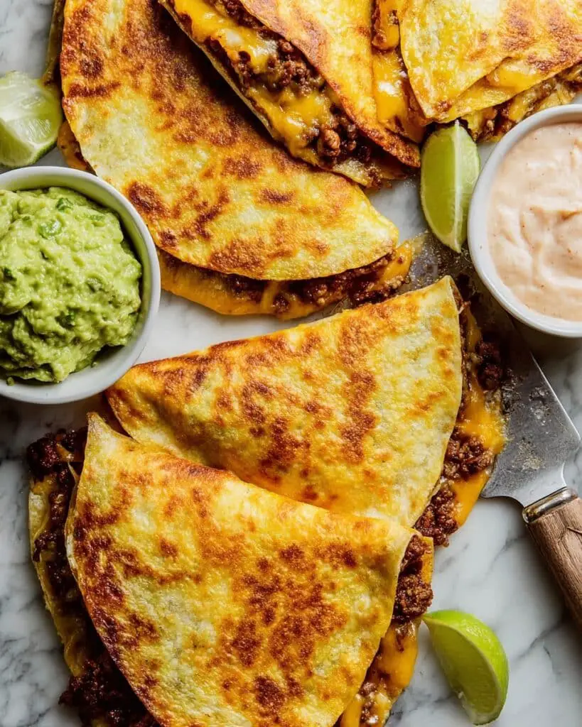 Crispy Baked Tacos with Ground Beef and Beans Recipe