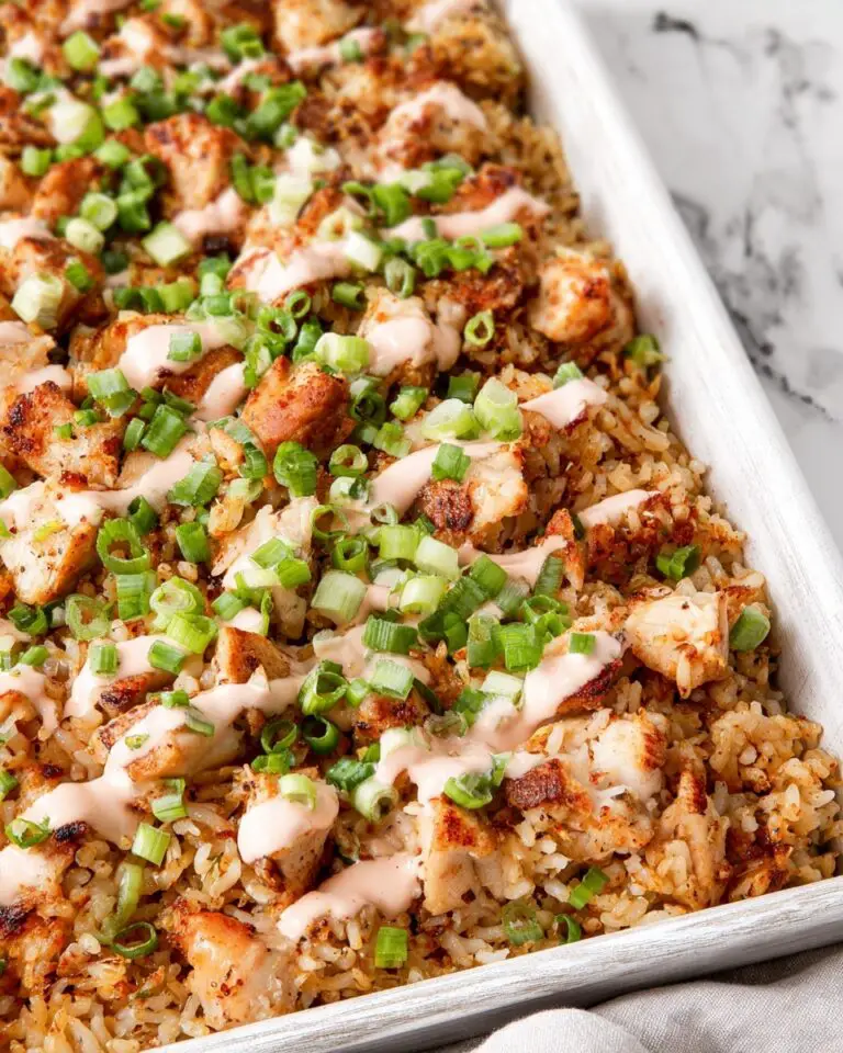 Easy Sheet Pan Bang Bang Chicken with Crispy Rice Recipe