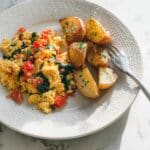 Veggie Breakfast Scramble with Savory Roasted Potatoes Recipe