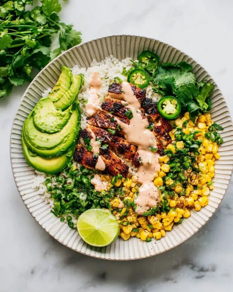 Street Corn Chicken Rice Bowl Recipe