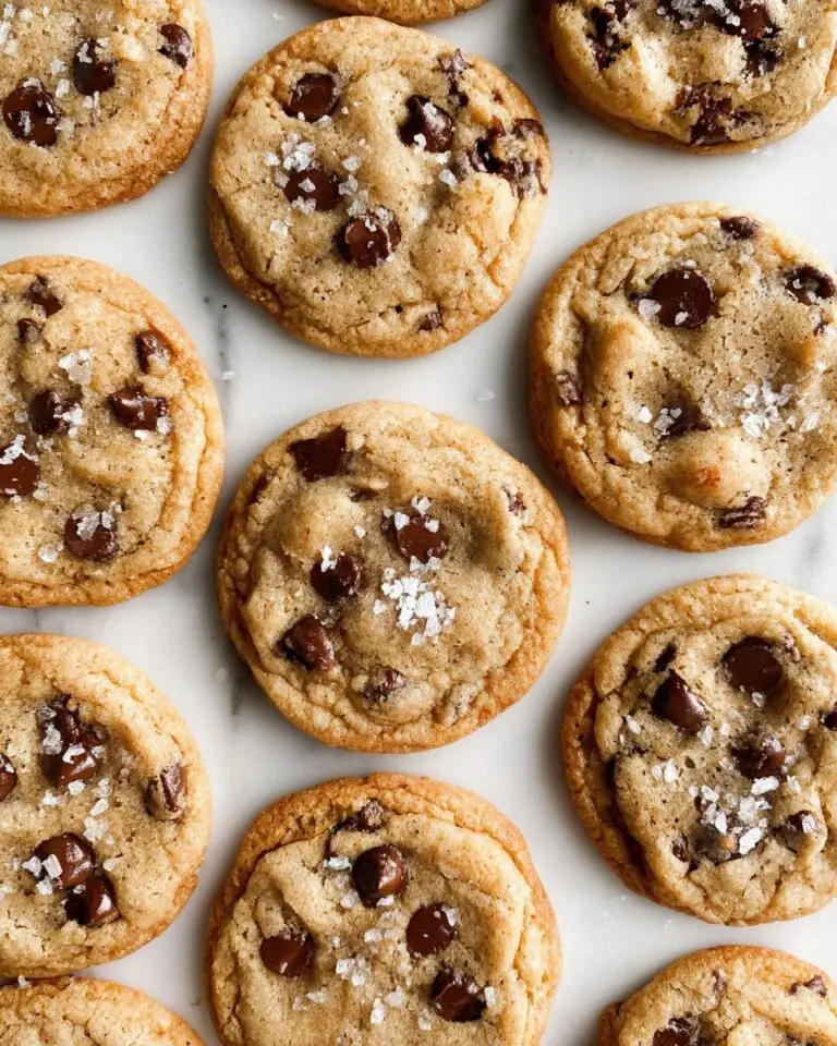 The Best Chewy Salted Caramel Chocolate Chip Cookies Recipe
