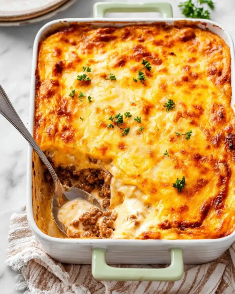 Hamburger Potato Casserole Recipe