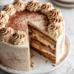 The BEST Tiramisu Cake with Mascarpone Frosting Recipe