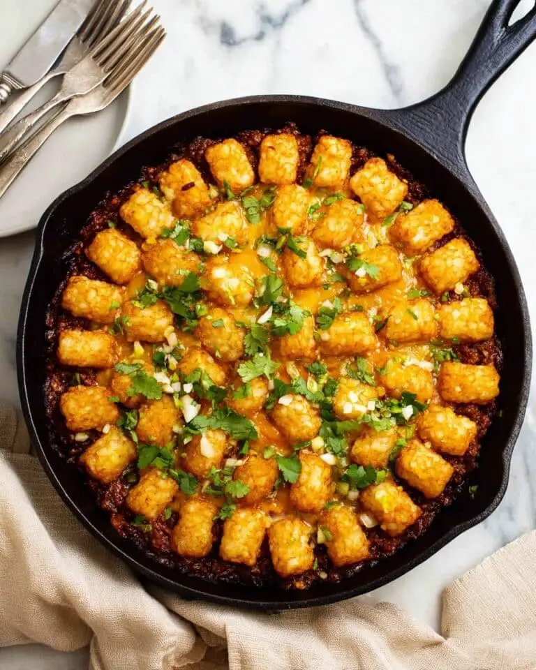 Cheesy Tater Tot Sloppy Joe Casserole Recipe
