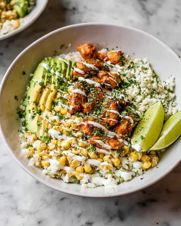 Street Corn Chicken Bowls Recipe