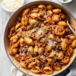 Chili Garlic Beef and Shells Recipe