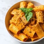 Roasted Red Pepper Cashew Cream Pasta (Vegan) Recipe