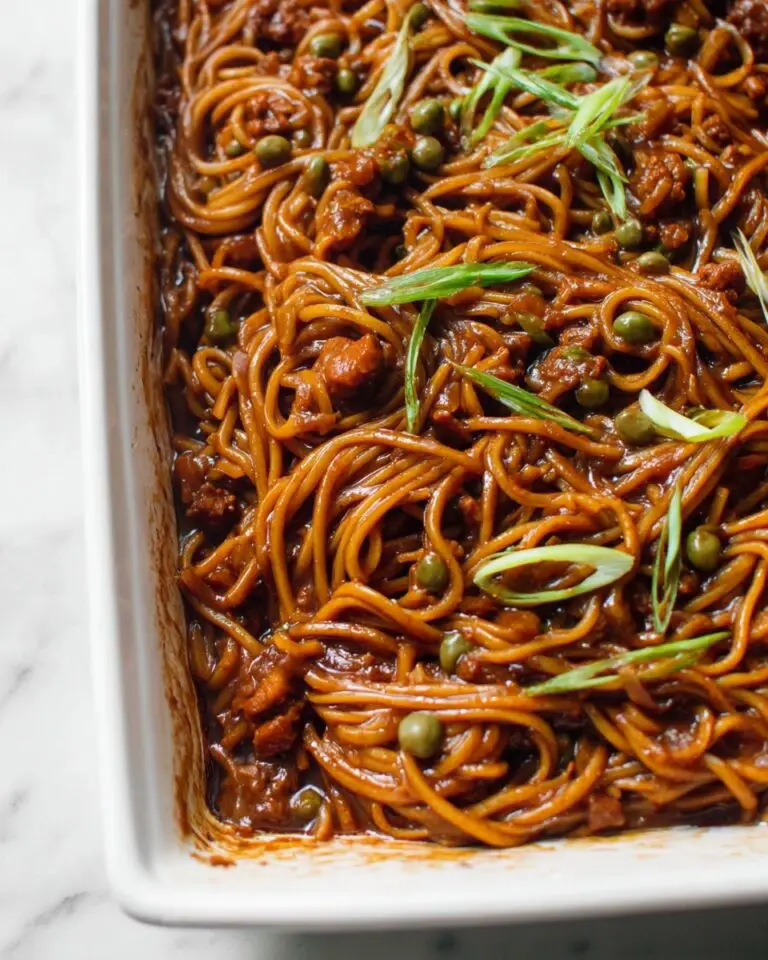 Baked Honey Garlic Chicken Noodles (Gluten Free) Recipe