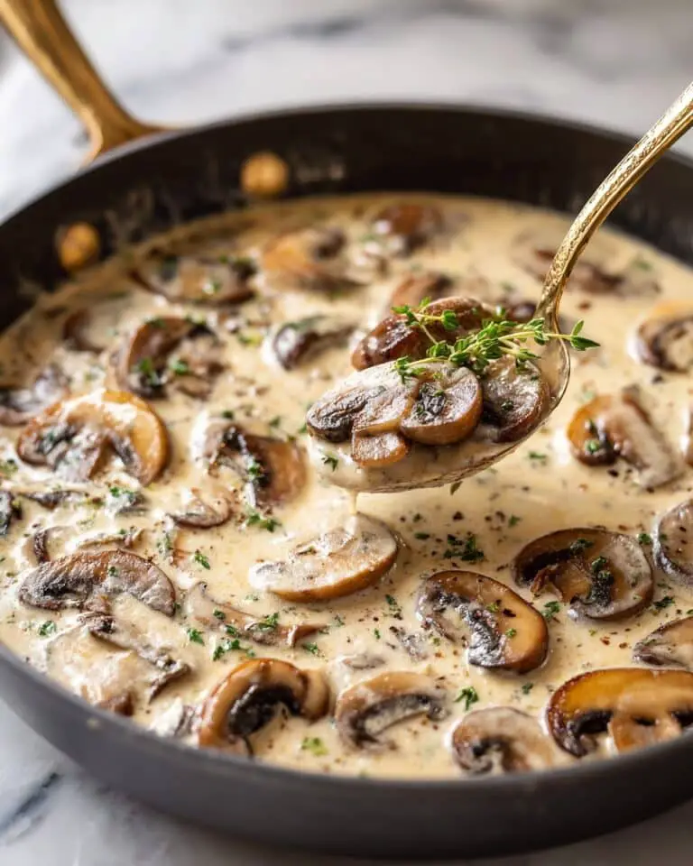Creamy Mushroom Sauce with Rosemary Recipe
