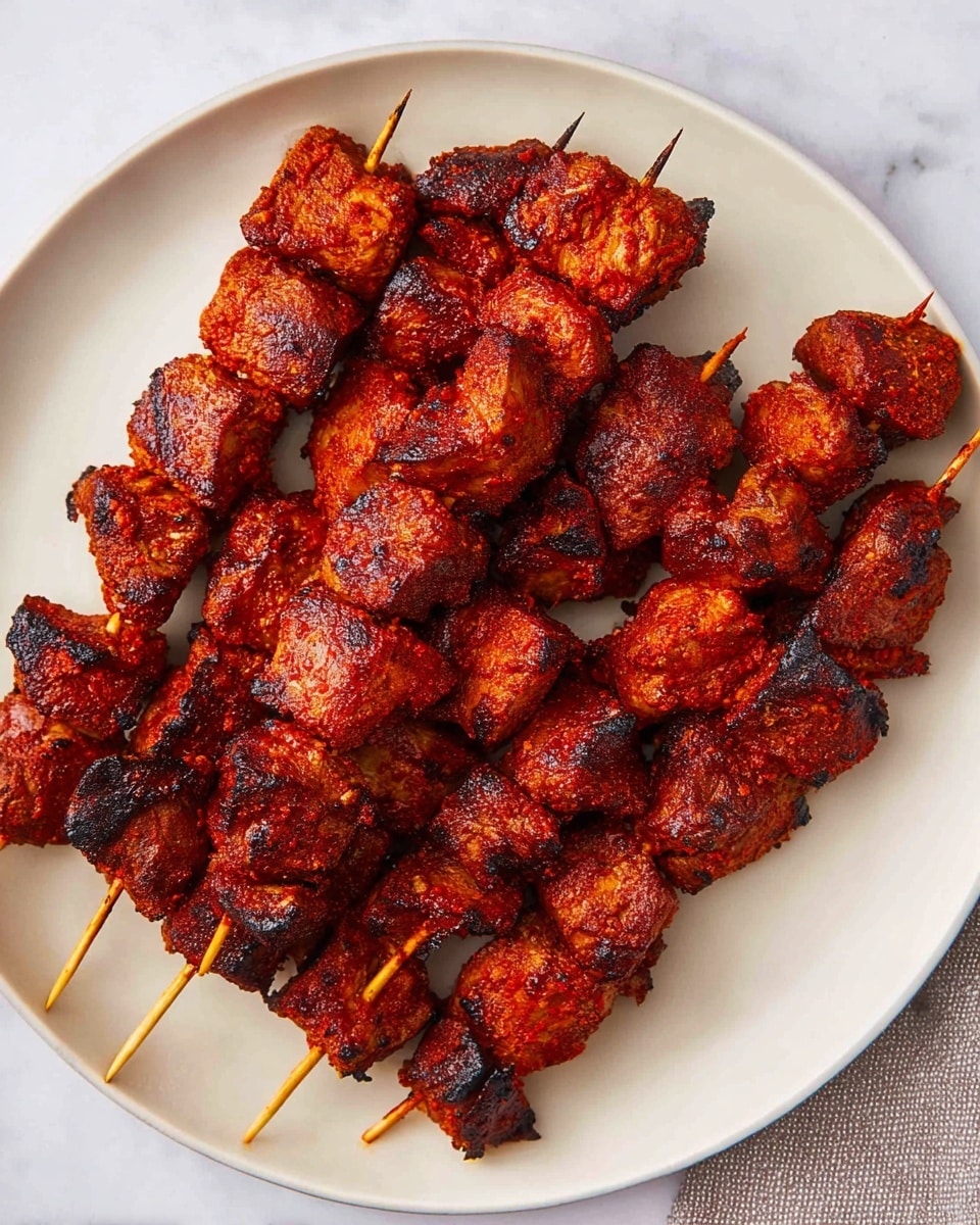 Tandoori Chicken Skewers (Air Fryer, Grill, Oven & BBQ) Recipe