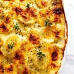 Cheesy Scalloped Potatoes with Thyme Recipe
