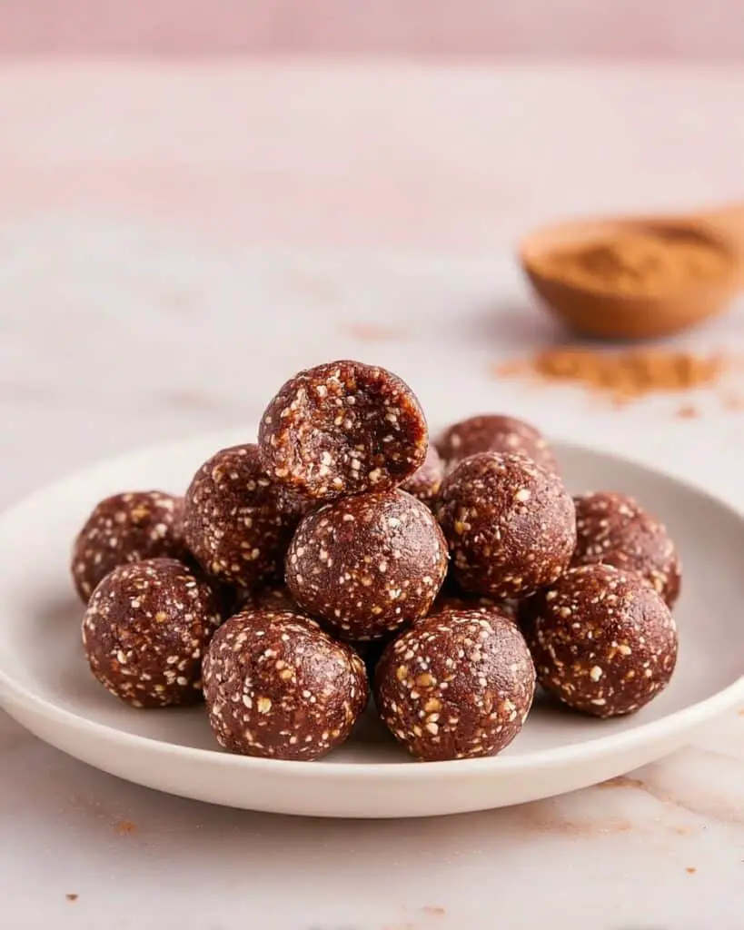 Chocolate Peanut Butter Quinoa Crunch Bites Recipe