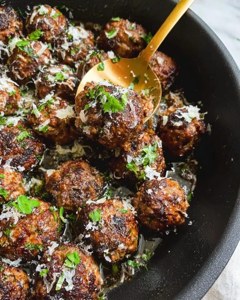 Garlic Butter Meatballs Recipe