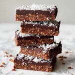 Vegan Chocolate Coconut Date Bars Recipe