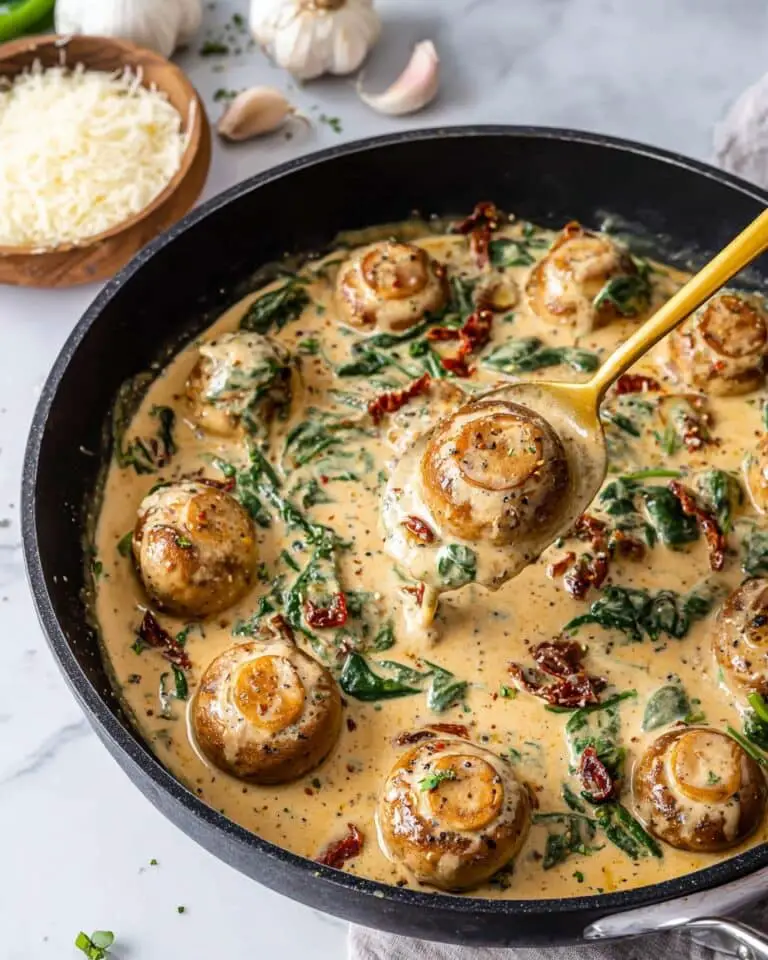 Creamy Tuscan Mushrooms Recipe
