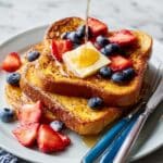 Decadent French Toast with Vanilla, Cinnamon, and Maple Syrup Recipe