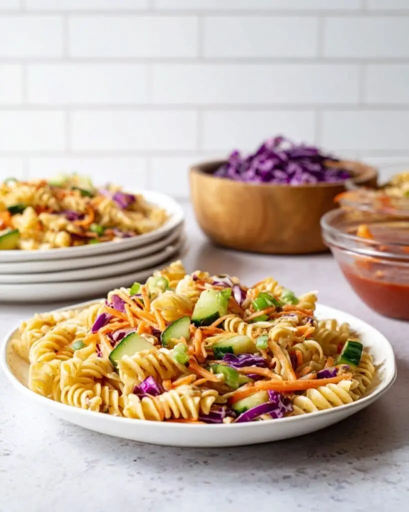 Protein Packed Thai Pasta Salad Recipe