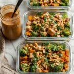 Thai-Inspired Chicken Sweet Potato Peanut Bowl Recipe