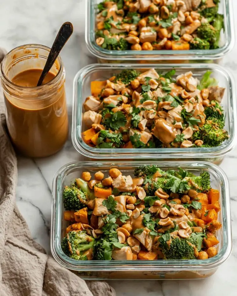 Thai-Inspired Chicken Sweet Potato Peanut Bowl Recipe