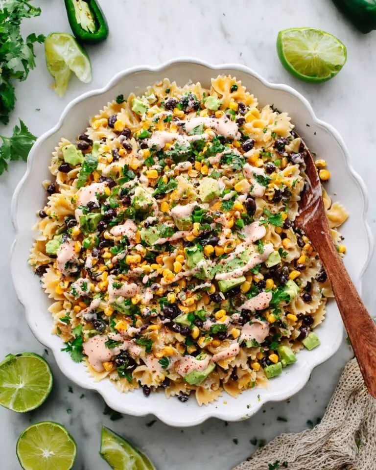 Mexican Street Corn Pasta Salad Recipe