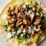 Homemade Chicken Shawarma with Garlic Yogurt Sauce Recipe