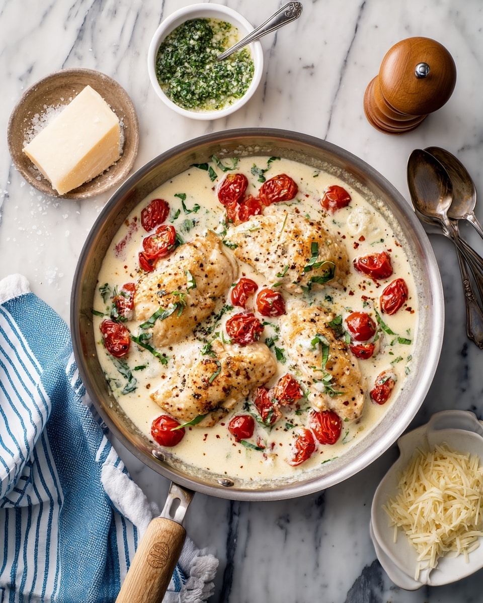 Creamy Pesto Chicken Recipe
