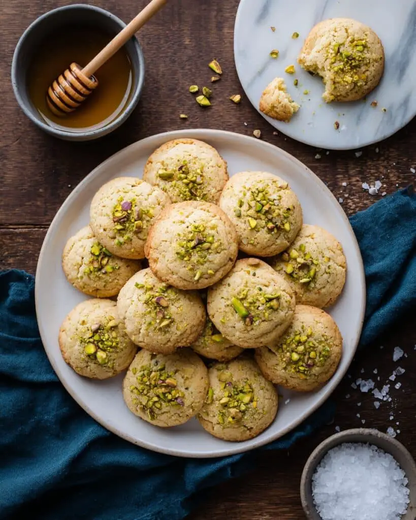 Sourdough Honey Pistachio Cookies Recipe