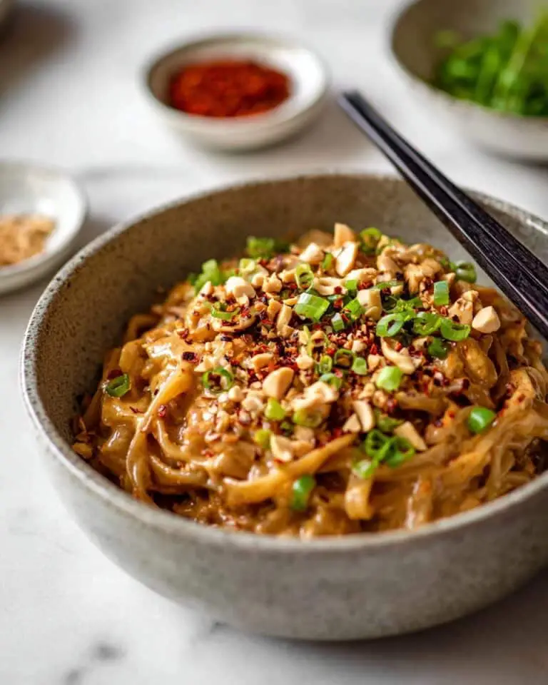 Spicy Peanut Butter Noodles Recipe
