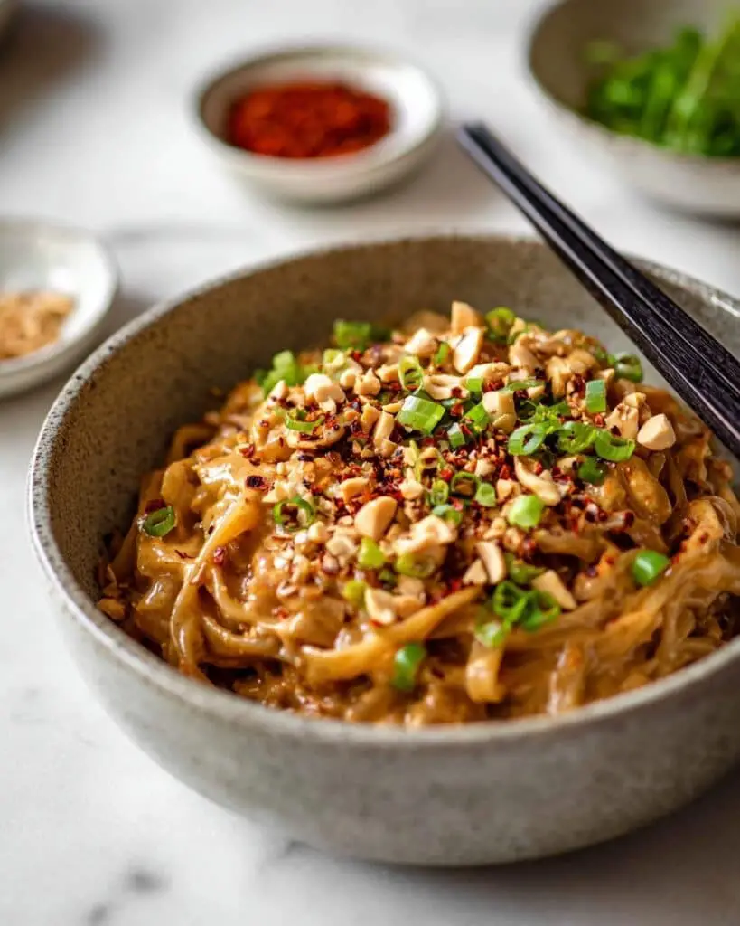 Spicy Peanut Butter Noodles Recipe