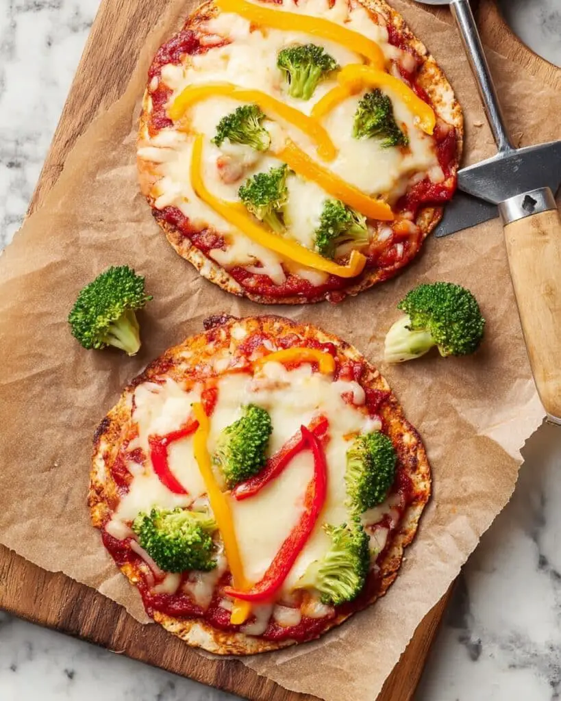 Chicken Crust Pizza with Veggies Recipe
