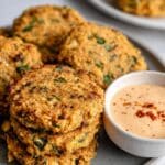 Salmon Patties with Spicy Aioli Recipe