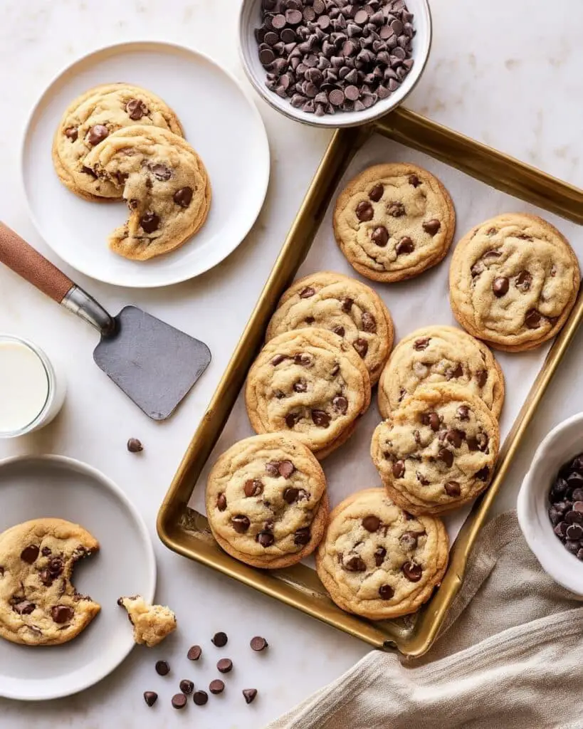 Bakery Style Chocolate Chip Cookies Recipe