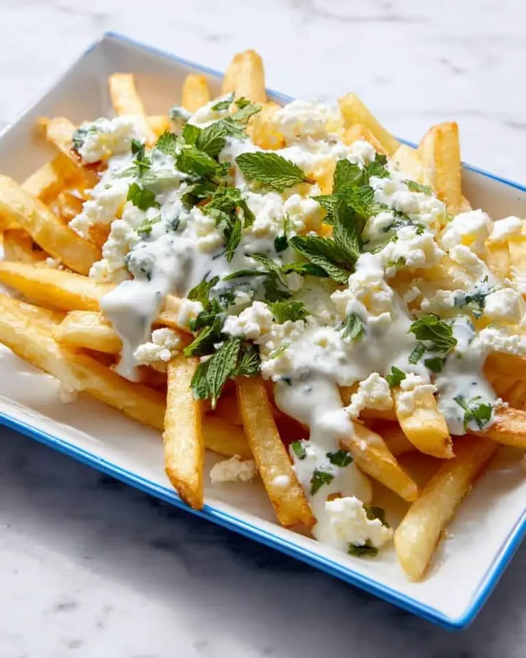 Greek Fries with Feta Cheese Recipe