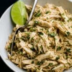 Slow Cooker Cilantro Lime Chicken Recipe