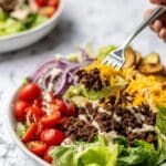 Loaded Smash Burger Bowl with Special Sauce Recipe