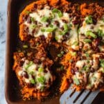 High Protein Stuffed Sweet Potatoes Recipe