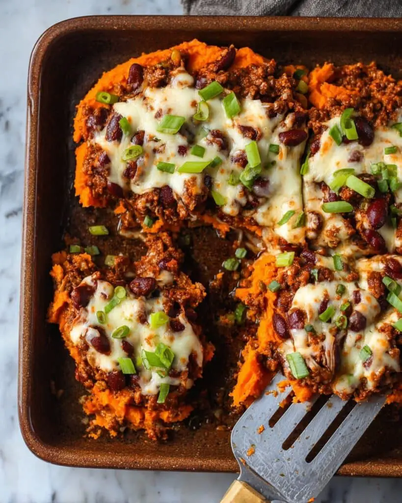 High Protein Stuffed Sweet Potatoes Recipe