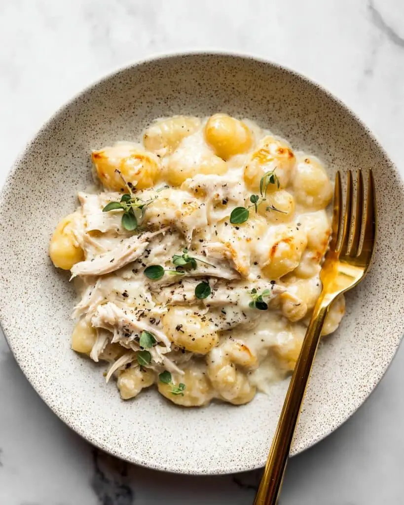 Chicken Alfredo Gnocchi Bake Recipe