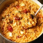 Tomato Mozzarella Risotto Recipe