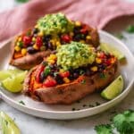 Black Bean Stuffed Sweet Potatoes (Vegan) Recipe