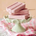 Strawberry Yogurt Popsicles Recipe