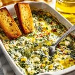 Spinach and Pepperoncini Baked Feta Dip Recipe