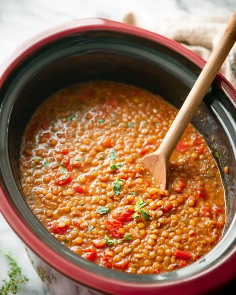 Slow Cooker Lentil Soup Recipe