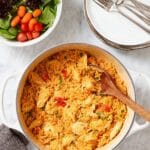 One Pot Queso Chicken and Rice Recipe