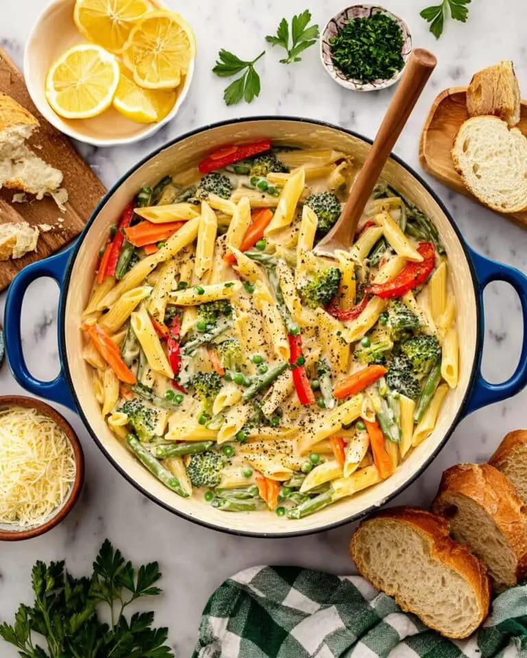 One Pot Pasta Primavera Recipe