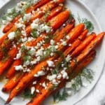 Roasted Carrots with Feta and Dill Recipe