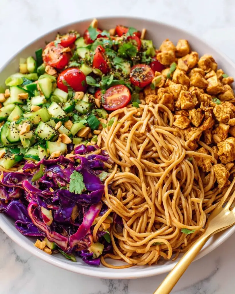 Spring Roll Bowl (Fresh Healthy Noodle Bowl) Recipe