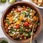 Spiced Chickpea Salad with Tahini and Pita Crunch Recipe