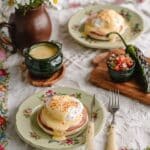 Mexican Eggs Benedict with Chile Verde Hollandaise Recipe